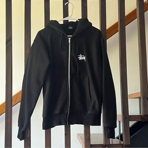 BASIC STUSSY ZIP HOODIE